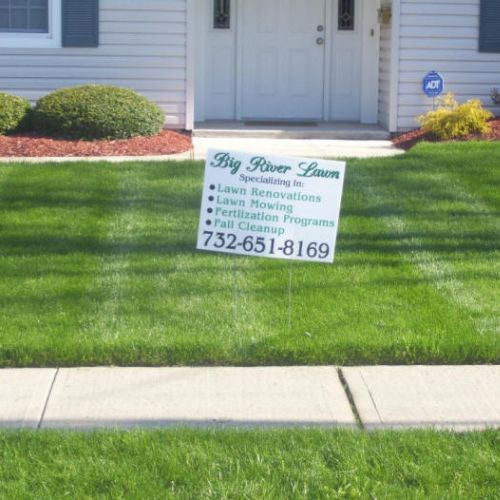 Big River Lawn and Landscape specializing contact number