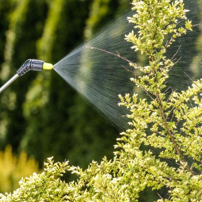 liquid fertilizer spraying